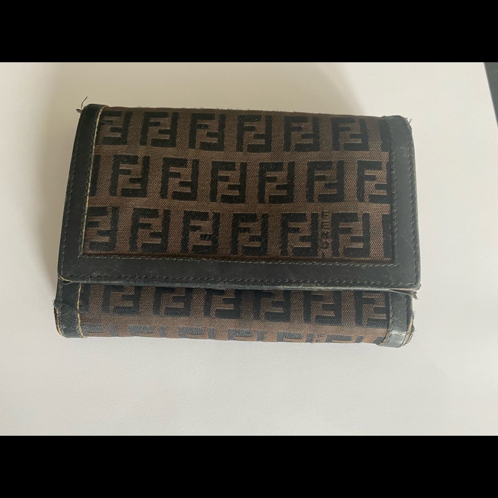 Fendi Zucca print wallet